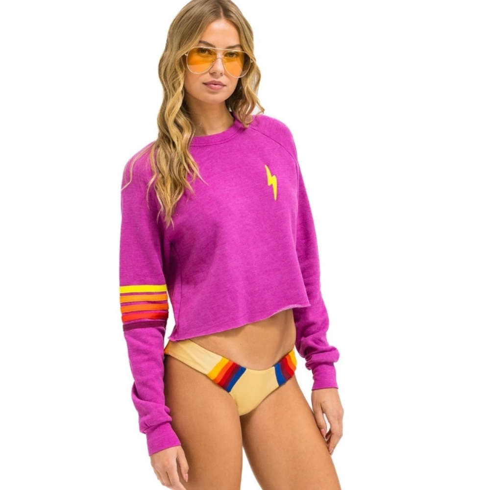 Aviator Nation Bolt Stripe Sweatshirt